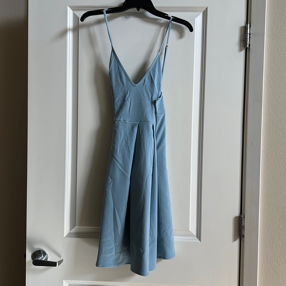 New with tags blue semi formal dress